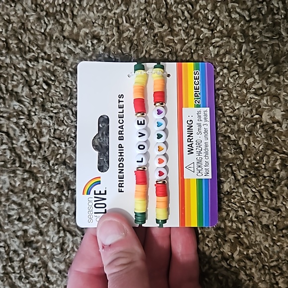 SEASON OF LOVE PRIDE COLLECTION BUNDLE: TUTU, NECKLACE, BRACELET, STICKERS: NIP - Picture 6 of 9